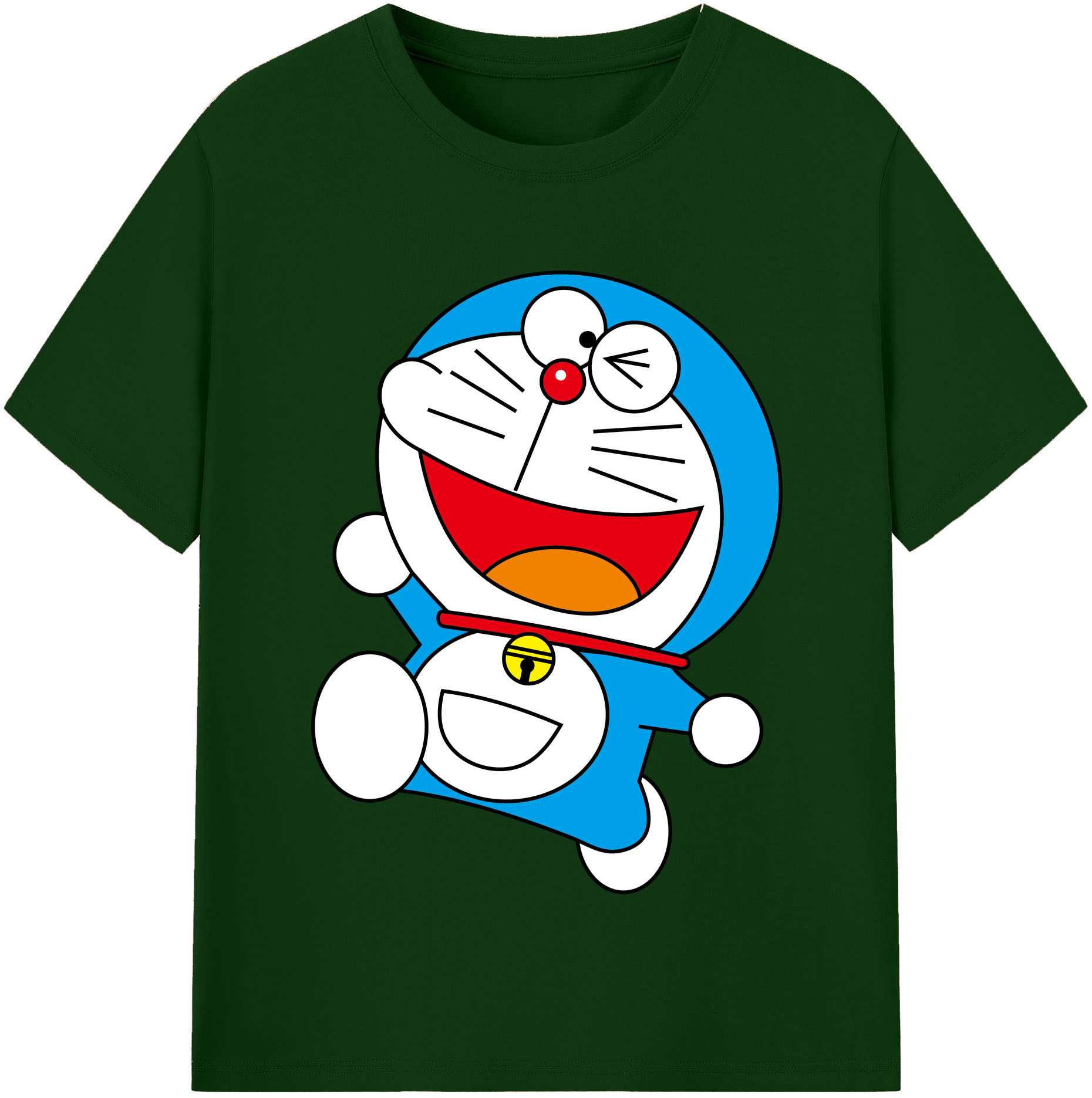 （画像用） ドラえもん Doraemon 綿100％半袖Tシャツ（フロントプリント）